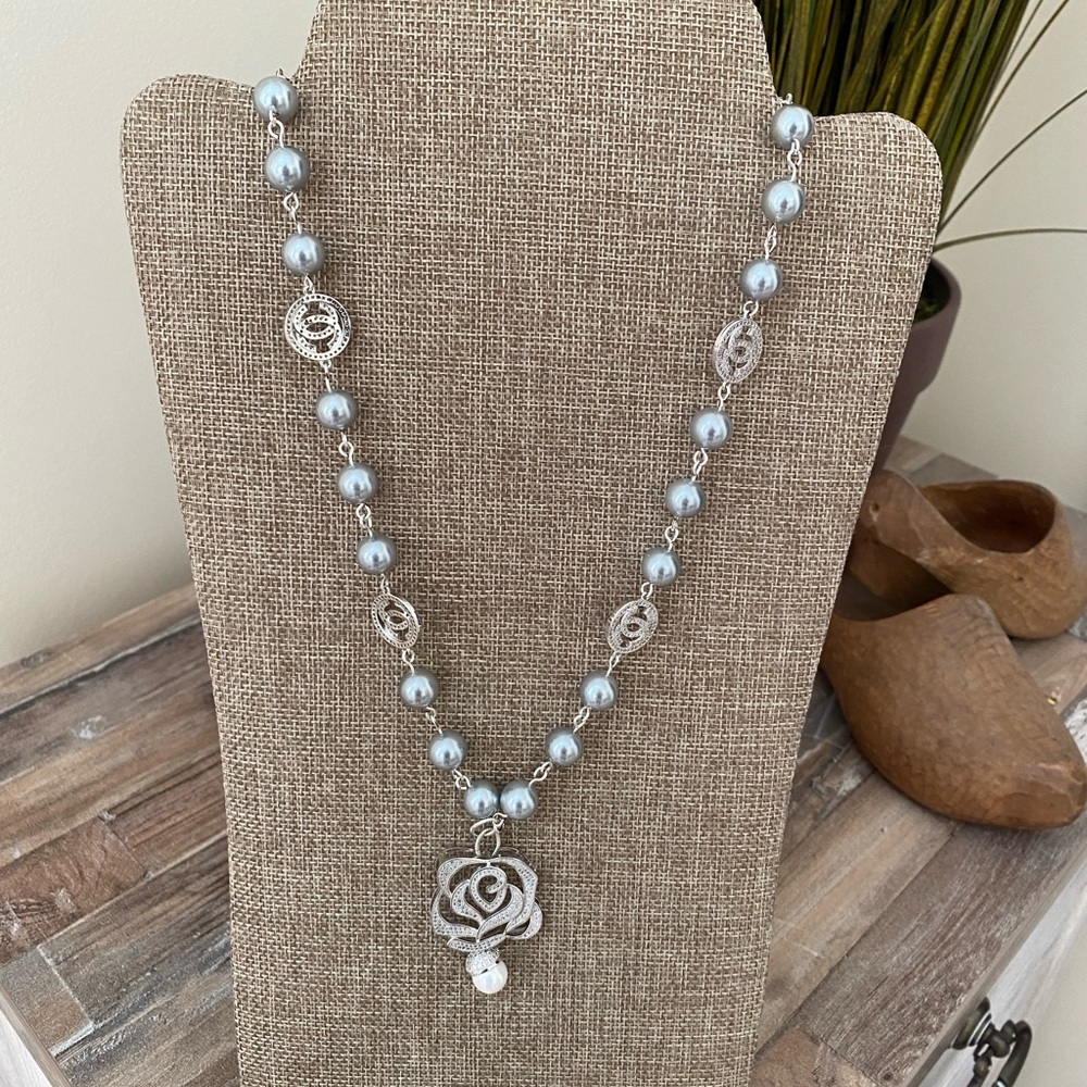 Gray Necklace